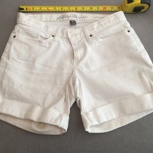 Eddie Bauer boyfriend jean shorts